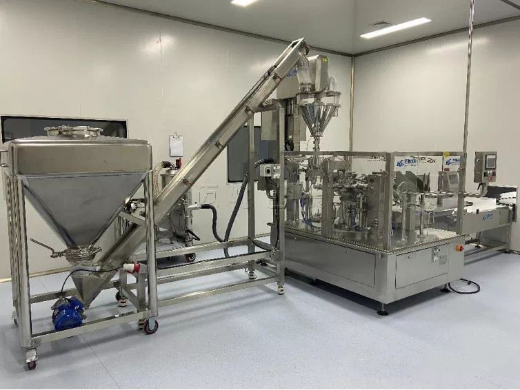 蛋白質包裝機客戶現場